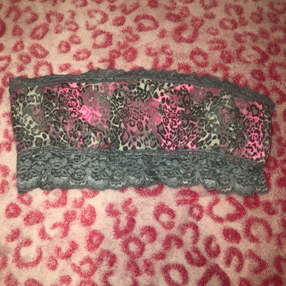 Pink brand bandeau